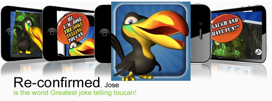 Jose the Joke telling toucan
